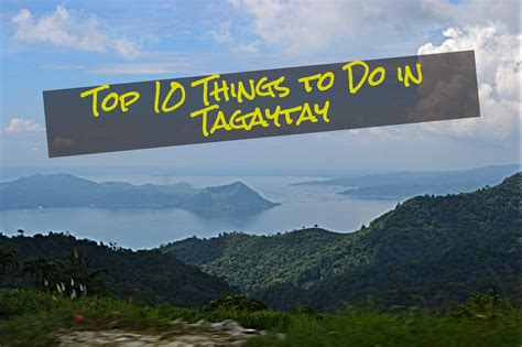 things to do in tagaytay